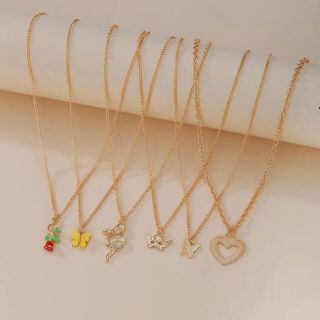 ⭐︎お買い得商品　ネックレス　6つセット⭐︎(ネックレス)