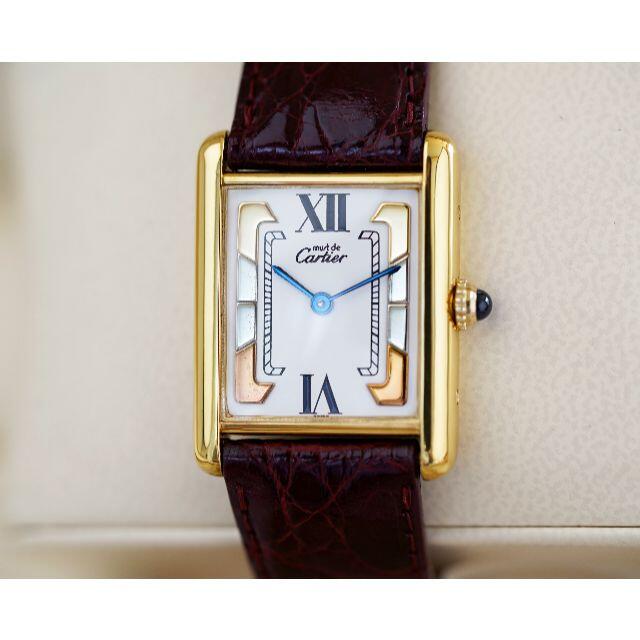 Cartier - 美品 カルティエ マスト タンク スリーカラーゴールド LM Cartier