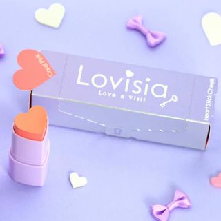 ラヴィジア HEART STICK CHEEK 03 コーラルピンク 4g(チーク)