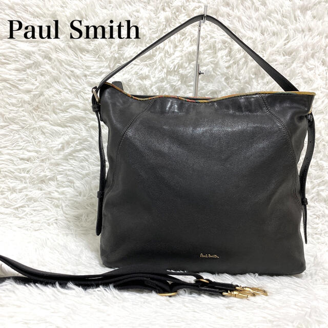 【新品未使用】Paul Smith ビジネスバッグ　ショルダーバッグ　ブルー