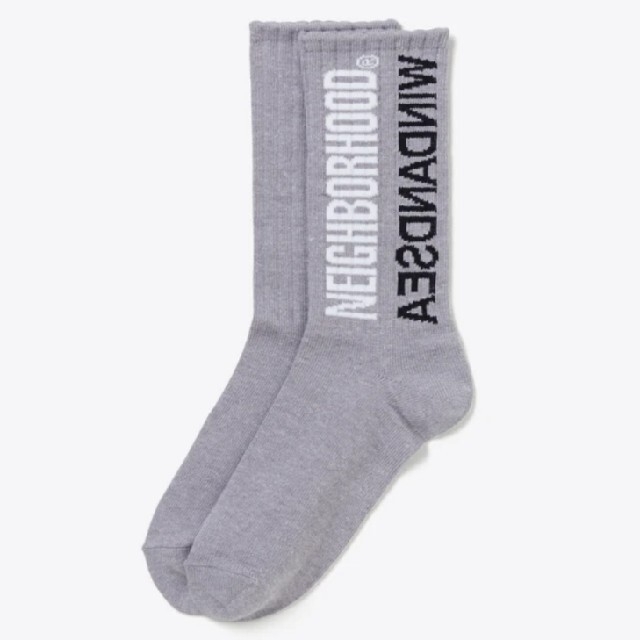 完売!Ｗネーム★NHWDS / CA-SOCKS　GRAY