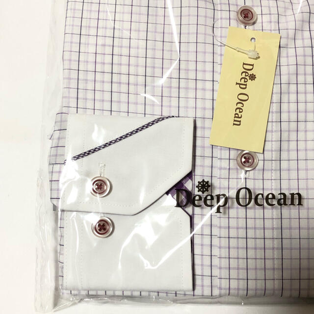 【新品】Deep Ocean 《53》 メンズ 長袖 ワイシャツ 形態安定 42 メンズのトップス(シャツ)の商品写真