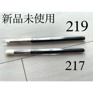 マック(MAC)の【新品】M•A•Cメイクブラシ#217 #219(コフレ/メイクアップセット)