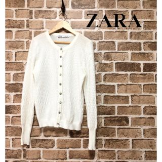 ザラ(ZARA)の【春服】❤ZARA❤ カーディガン 白 ザラ 〈M〉 ブラウス 夏 ボレロ(カーディガン)