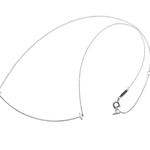 Tiffany & Co.(ティファニー)のＴスマイル(ラージ)ネックレス レディースのアクセサリー(ネックレス)の商品写真