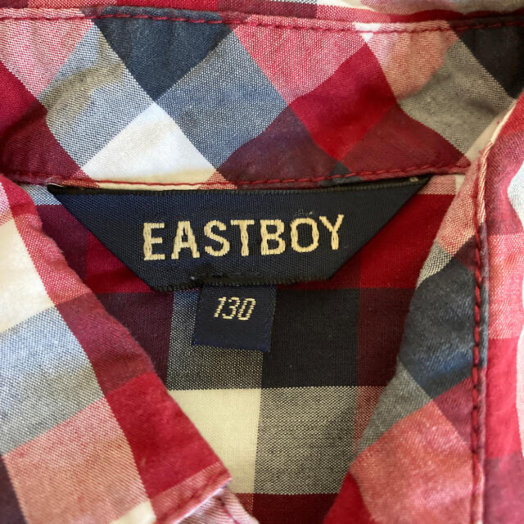 EASTBOY(イーストボーイ)のEASTBOY シャツ　130 キッズ/ベビー/マタニティのキッズ服男の子用(90cm~)(ブラウス)の商品写真