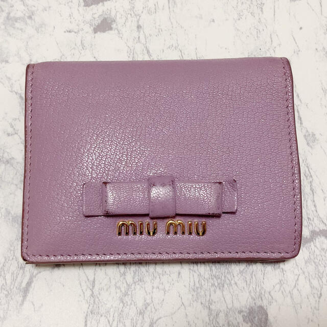 miumiu(ミュウミュウ)のMIU MIU ミュウミュウ お財布 レディースのファッション小物(財布)の商品写真