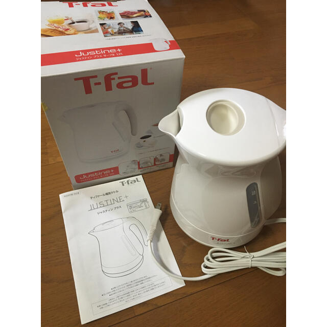 T-fal(ティファール)のティファール 電気ケトル ジャスティン プラス サーブル 1.2L スマホ/家電/カメラの生活家電(電気ケトル)の商品写真