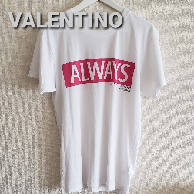 VALENTINOヴァレンチノ ALWAYSロゴTシャツsizeM