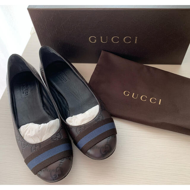 Gucci(グッチ)のGUCCI グッチ　フラットシューズ　バレエシューズ　パンプス レディースの靴/シューズ(ハイヒール/パンプス)の商品写真