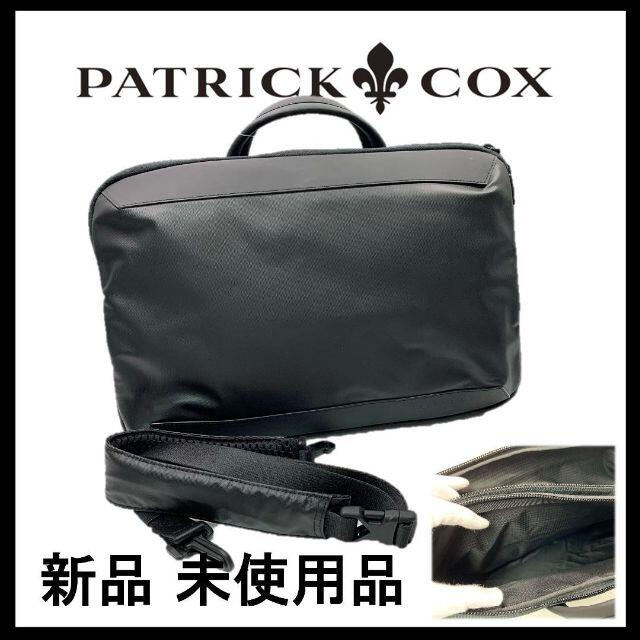 PATRICK COX(パトリックコックス)の★新品 未使用 パトリック コックス ビジネス バッグ ショルダー ブラック メンズのバッグ(ショルダーバッグ)の商品写真