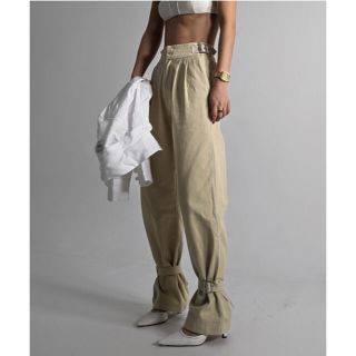 aclent　2way piping slacks pants