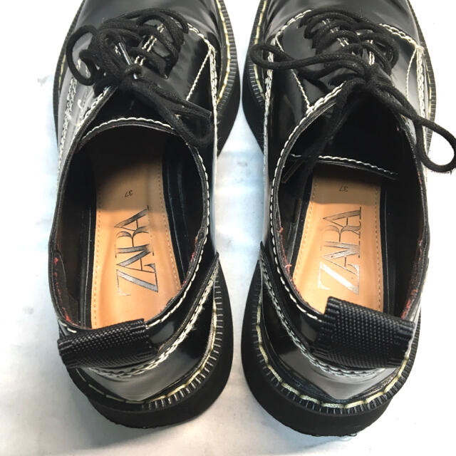 ZARA(ザラ)の【くまちゃん様専用】ザラ レディース ショートブーツ スニーカー 厚底 23.5 レディースの靴/シューズ(ブーツ)の商品写真