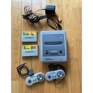 スーパーファミコン(スーパーファミコン)のスーパーファミコン本体　ソフト付き(家庭用ゲーム機本体)