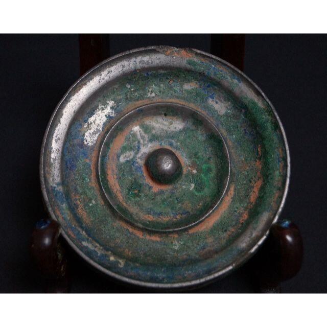 古鏡　中国　青銅鏡　唐物　六葉神獣鏡　古物　中国美術　コレクション　10