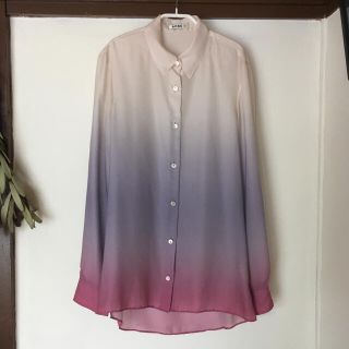 アクネ(ACNE)のACNE STUDIOS アクネ　グラデーションブラウス　34(シャツ/ブラウス(長袖/七分))