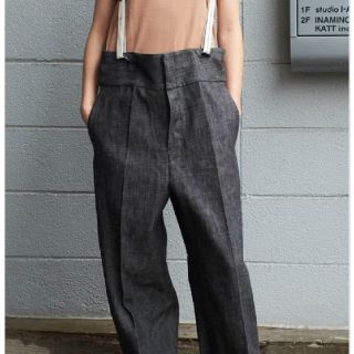 jonnlynx - 【jonnlynx】hemp suspenders pant ブラックの通販 by