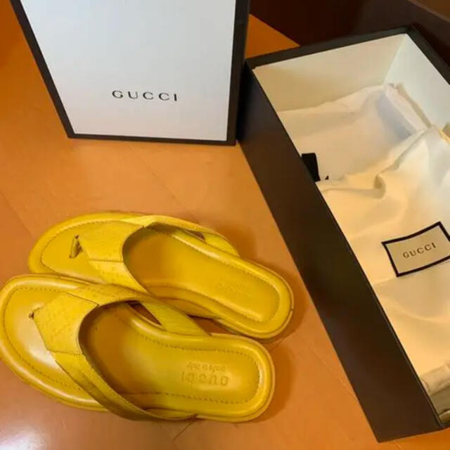 GUCCI グッチ ウェブ&レザー トング サンダル ー品販売 alaskataxlady.com