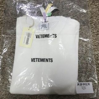 バレンシアガ(Balenciaga)のヴェトモンオーバーサイズホワイトsサイズvetementsバーコードロゴtシャツ(Tシャツ/カットソー(半袖/袖なし))