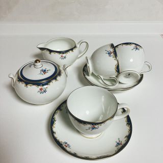 ウェッジウッド(WEDGWOOD)のウエッジウッド　コーヒーセット　カップ&ソーサー　シュガーポット　ミルクポット(食器)