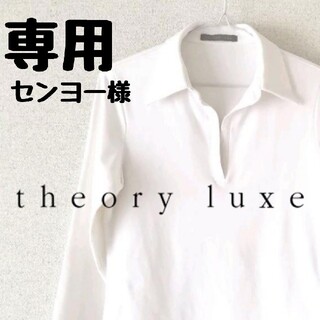 セオリーリュクス(Theory luxe)のTheory luxe セオリーリュクス トップス　七分　長袖　サイズ42(シャツ/ブラウス(長袖/七分))