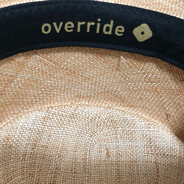 override(オーバーライド)のオーバーライド　カンカン帽 レディースの帽子(麦わら帽子/ストローハット)の商品写真