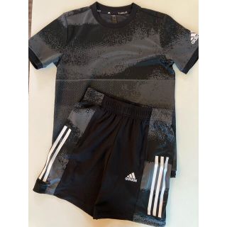 アディダス(adidas)のアディダス　半袖ハーフパンツ　上下セット　150(Tシャツ/カットソー)