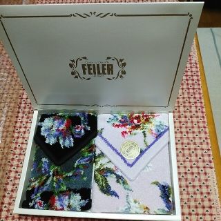 フェイラー(FEILER)の☆FEILER♡タオルハンカチ2枚セット(ハンカチ)