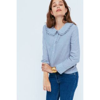 エディットフォールル(EDIT.FOR LULU)のfrance balzac paris raffle stripe blouse(シャツ/ブラウス(長袖/七分))