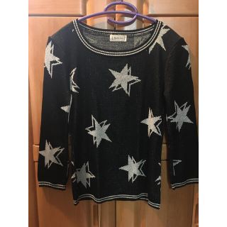 ヒステリックグラマー(HYSTERIC GLAMOUR)のヒステリックグラマー☆星柄 ラメ 半袖カットソー(カットソー(半袖/袖なし))