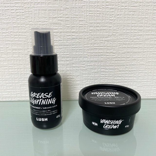 LUSH(ラッシュ)のラッシュ 艶肌ドロップ さらリズム キュレル ミルふわ 4点セット コスメ/美容のスキンケア/基礎化粧品(フェイスクリーム)の商品写真