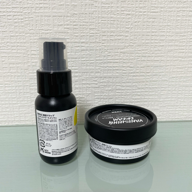 LUSH(ラッシュ)のラッシュ 艶肌ドロップ さらリズム キュレル ミルふわ 4点セット コスメ/美容のスキンケア/基礎化粧品(フェイスクリーム)の商品写真