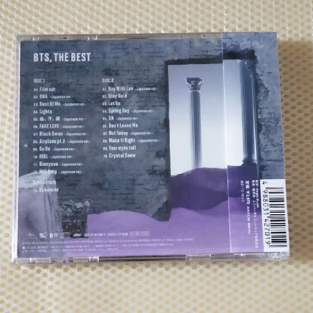 BTS， THE BEST（通常盤初回プレス）アルバム　cd  エンタメ/ホビーのCD(K-POP/アジア)の商品写真