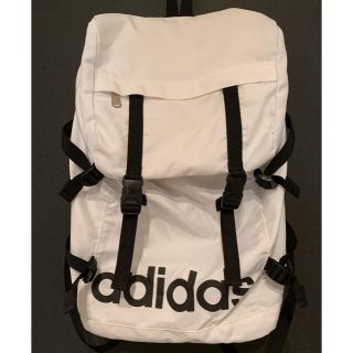 アディダス(adidas)のadidasリュック白 ☆値下げしました☆(リュック/バックパック)