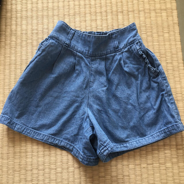 MPS(エムピーエス)のMPSデニムキュロット　100 キッズ/ベビー/マタニティのキッズ服女の子用(90cm~)(パンツ/スパッツ)の商品写真