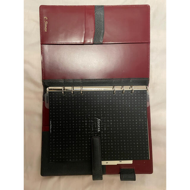 Filofax(ファイロファックス)のFILOFAX A5サイズ　システム手帳　名前入り メンズのファッション小物(手帳)の商品写真