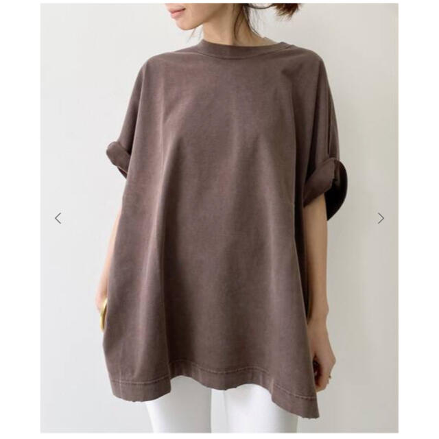R JUBILEE/アール ジュビリー】Roll UP Over Tee - Tシャツ(半袖/袖なし)