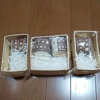 竹籠お菓子用ハンドメイドパーツ3点セット(バスケット/かご)