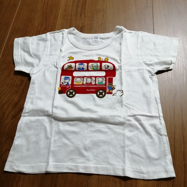 familiar(ファミリア)のファミリア バス Tシャツ 120 キッズ/ベビー/マタニティのキッズ服男の子用(90cm~)(Tシャツ/カットソー)の商品写真