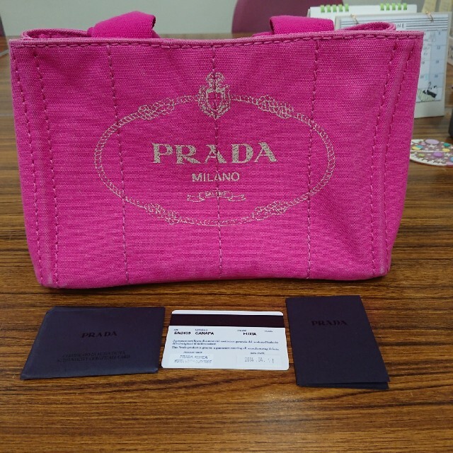 ????????PRADA カナパミニ ピンク????