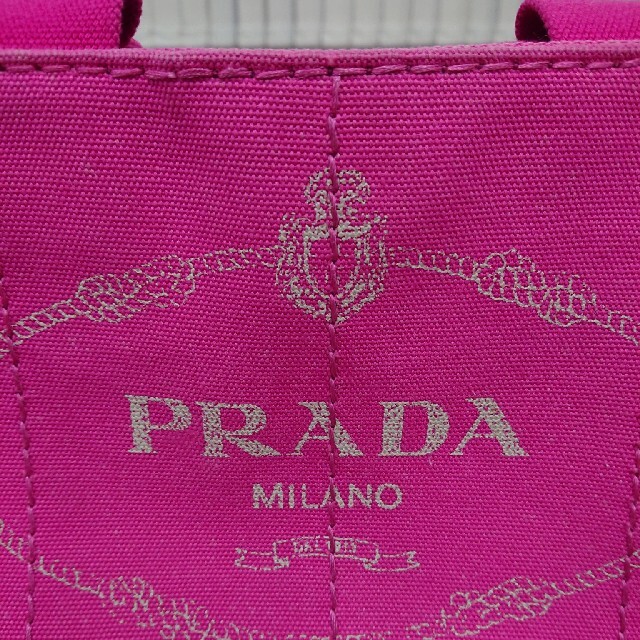 PRADA(プラダ)の💮💮PRADA カナパミニ ピンク😊 レディースのバッグ(ハンドバッグ)の商品写真