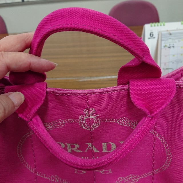 PRADA(プラダ)の💮💮PRADA カナパミニ ピンク😊 レディースのバッグ(ハンドバッグ)の商品写真