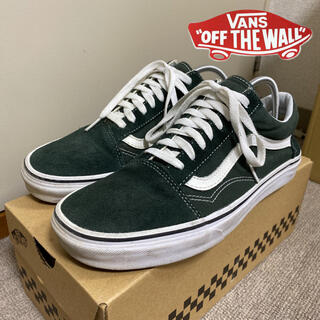 ヴァンズ(VANS)の【レアカラー！】VANS バンズ オールドスクール ダークグリーン 27.5cm(スニーカー)