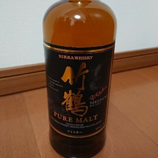 Nikka 竹鶴 ピュアモルト ウイスキー 43度 700ml 黒ラベル 終売の通販 ...