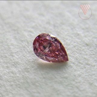 0.035 ct F.Int.Pink VS2 天然 ピンク ダイヤ(リング(指輪))