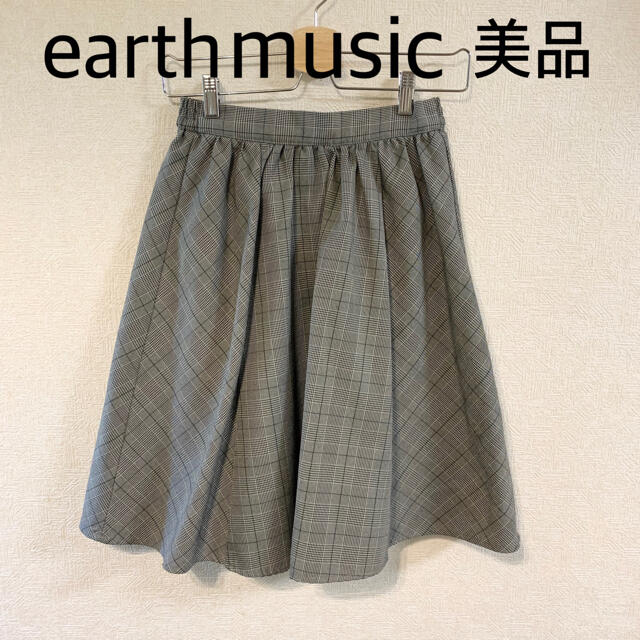 earth music & ecology(アースミュージックアンドエコロジー)の美品✰earth music＆ecology✰アース✰チェックスカート✰  レディースのスカート(ひざ丈スカート)の商品写真