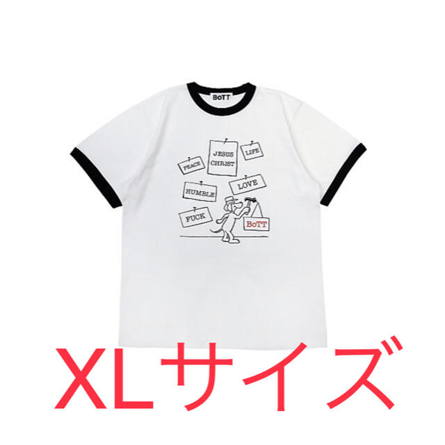 bott リンガーTシャツ　Walk Ringer XLサイズトップス