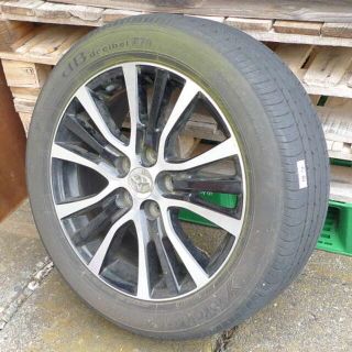 トヨタ　e70 215/55R17 17x7J ホイール　エスティマ 純正　右前(タイヤ・ホイールセット)