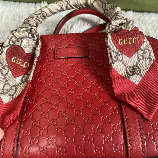 Gucci(グッチ)のGUCCIシマレザーハンドバッグ レディースのバッグ(ハンドバッグ)の商品写真