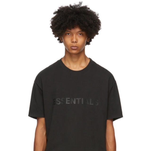 essentials black logo Tシャツ 20SS Sサイズ